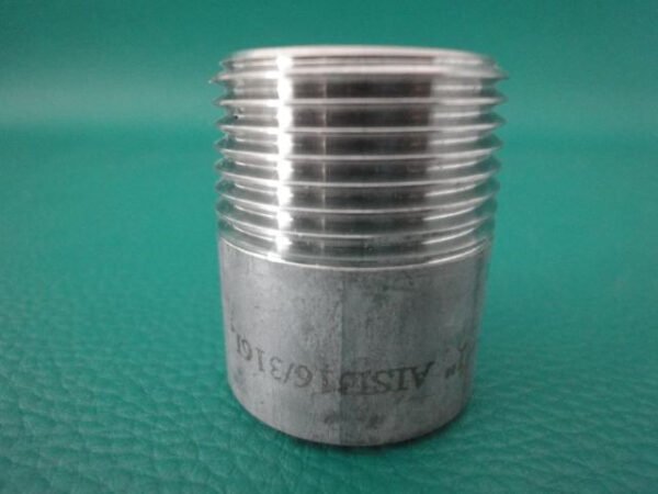 ASTM A312 316 SS TOE Threaded Pipe Nipple Supplier