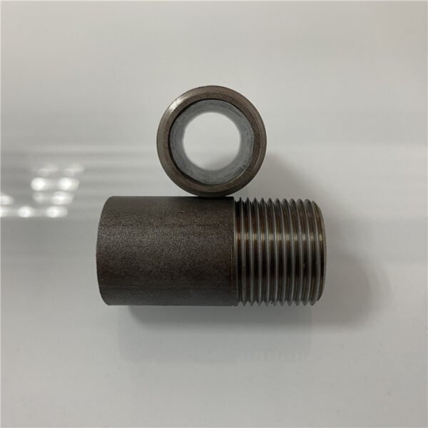 Black Seamless Steel Pipe Nipple — NPT Threaded ASTM A106 Factory Direct