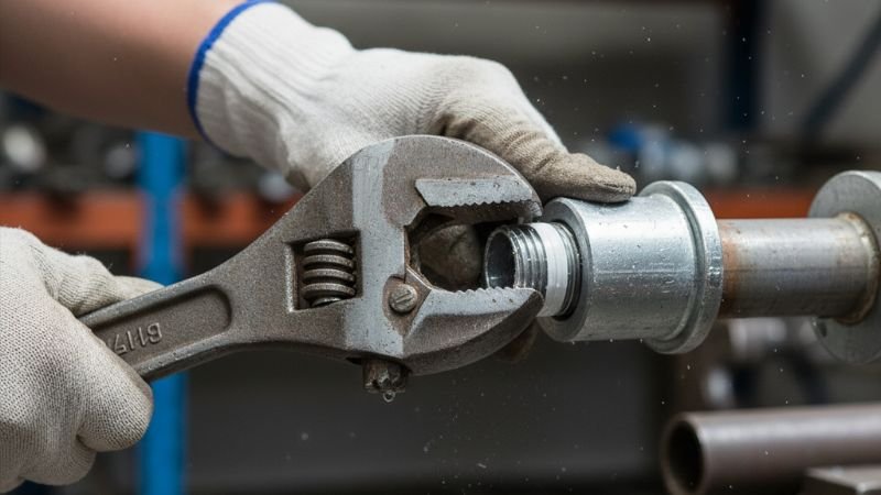 how to install pipe nipple