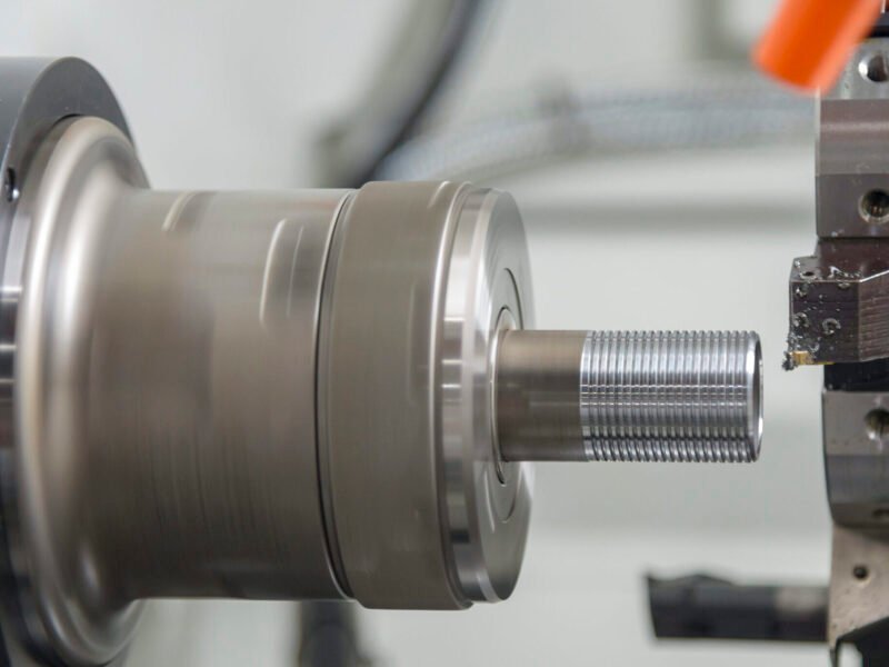 pipe nipple threading machine