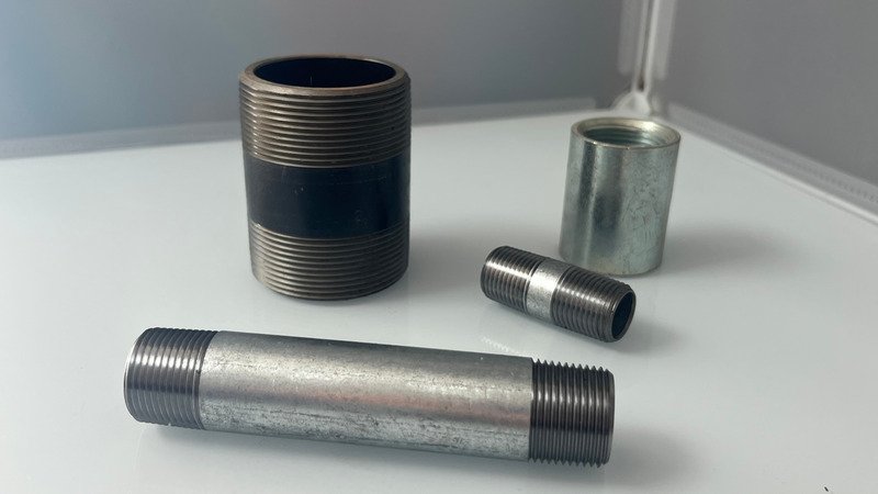 black steel vs galvanized steel pipe nipple