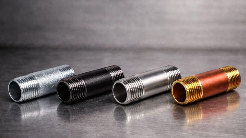 pipe nipple size chart