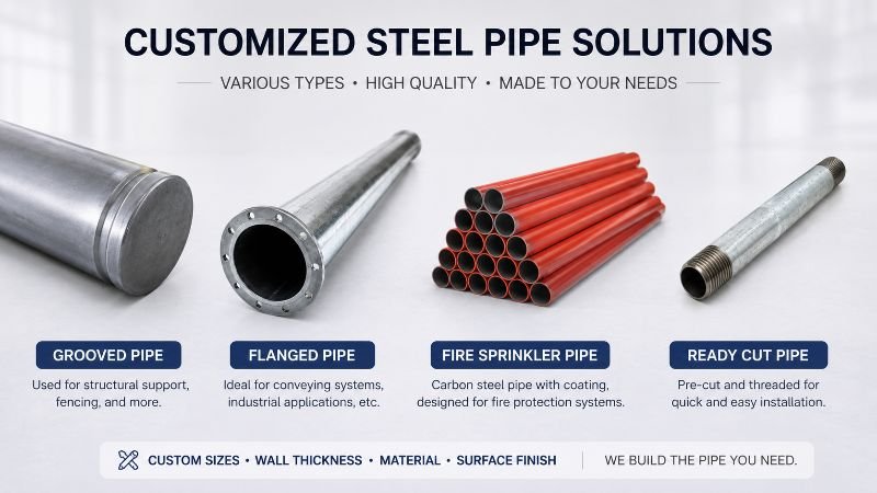 custom steel pipe manufacturing​
