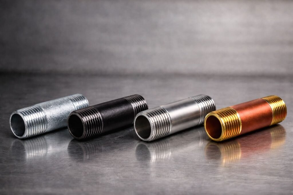 types of pipe nipples