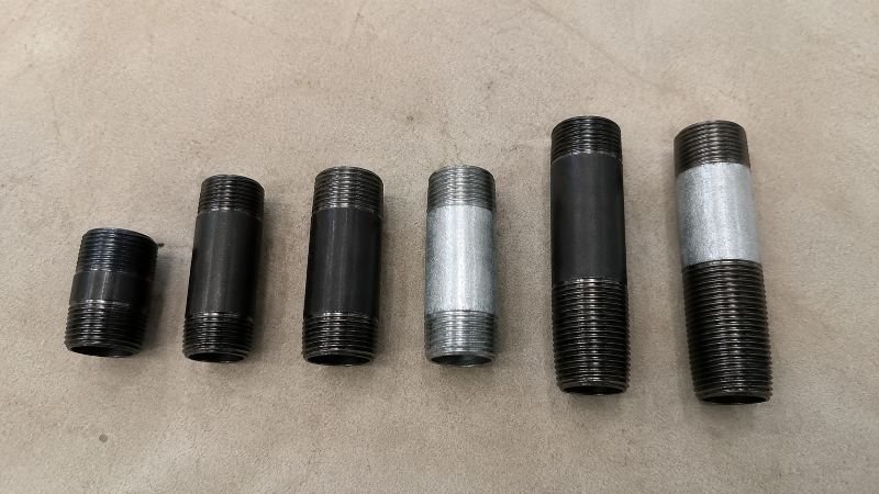 pipe nipple length