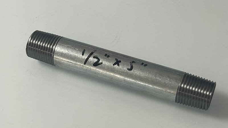 galvanized steel pipe nipple