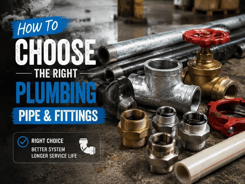 how to choose the right plumbing pipe