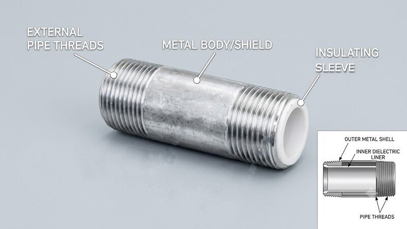 dielectric-nipple-construction