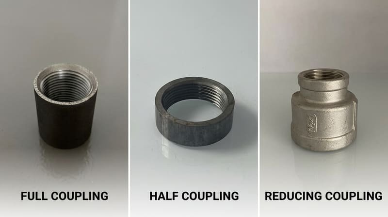 full coupling vs half coupling vs reducing coupling